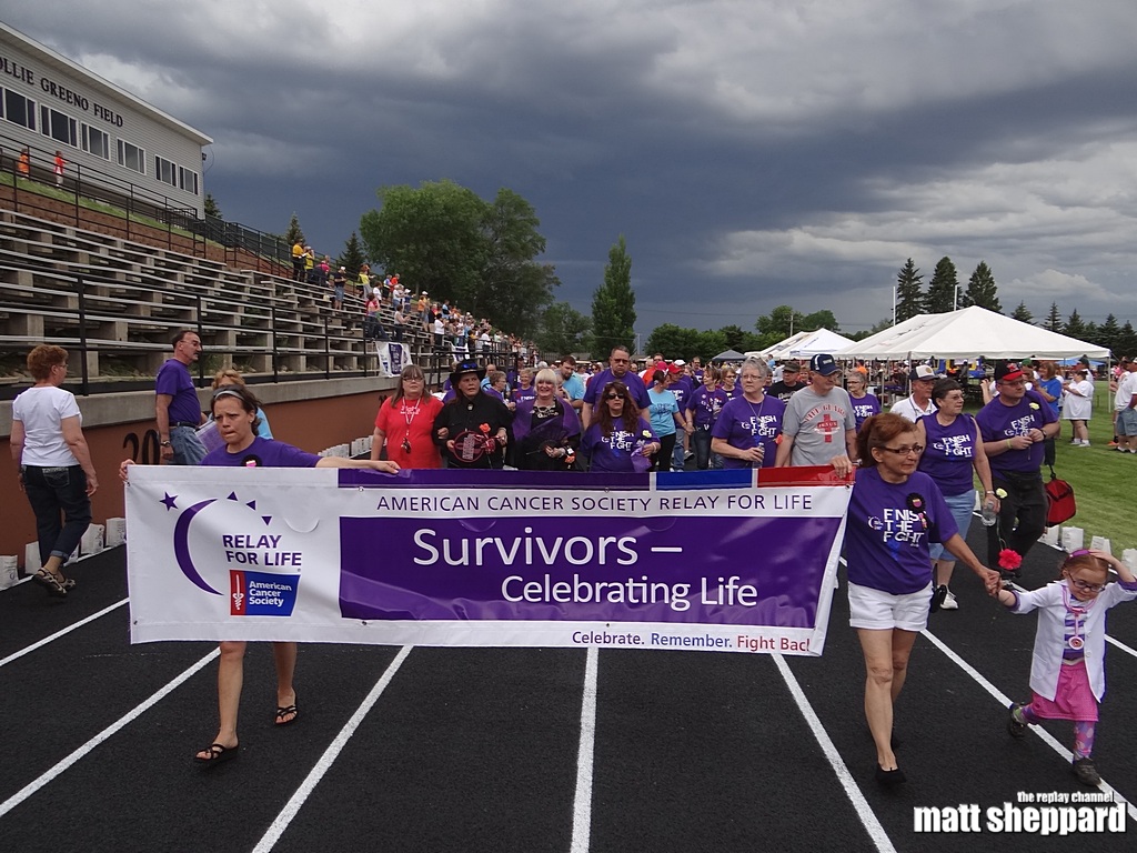 Surviors leaving the dark clouds behind them...